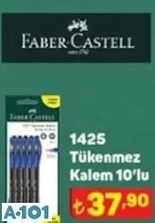 FABER CASTELL 1425 TÜKENMEZ KALEM 10'LU FABER CASTELL 1425 TÜKENMEZ KALEM 10'LU